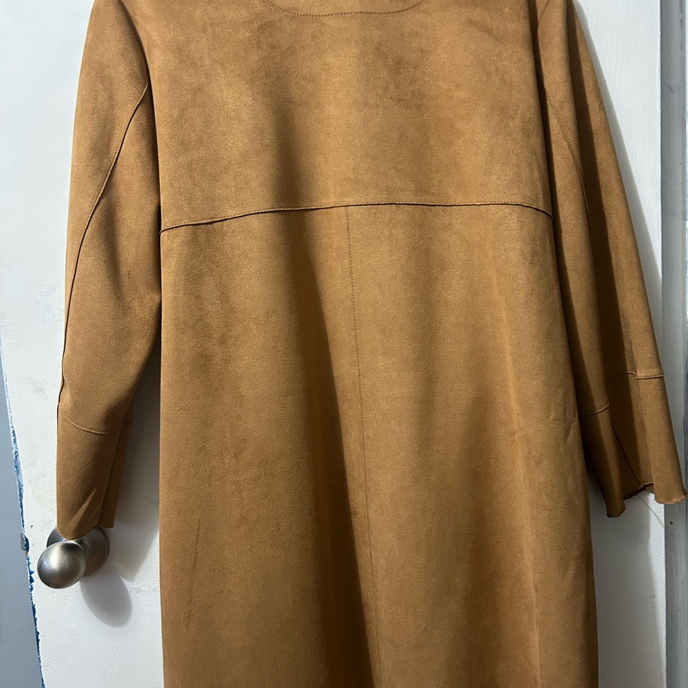 Ricki's Camel Open Front Jacket - Picture 3 of 3